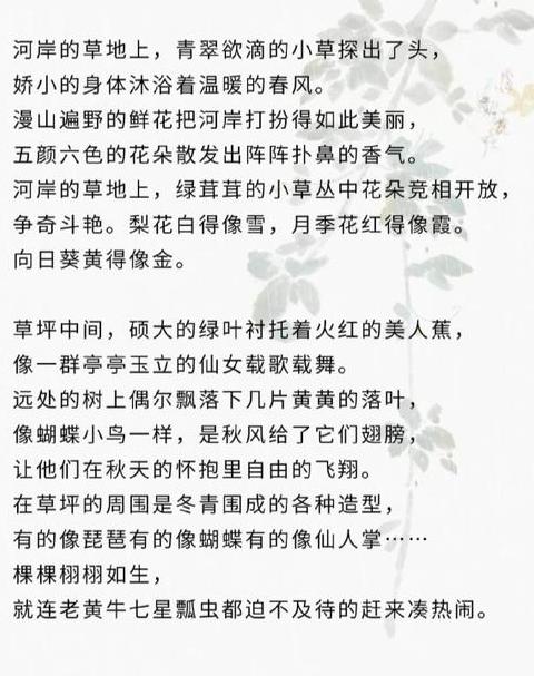 草坪造句技巧与美句精选